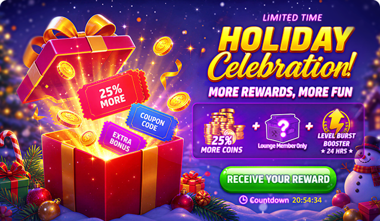 Holiday festive bonuses event